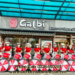 Roadshow xe đạp khai trương Buffet nướng & lẩu Hàn Quốc 