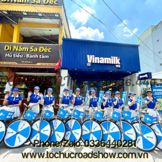 Roadshow xe đạp khai trương cửa hàng Vinamilk Thảo Điền