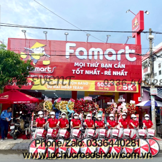 Tổ  chức roadshow xe đạp Famart
