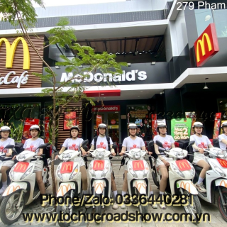 Roadshow xe máy Vision Mcdonald