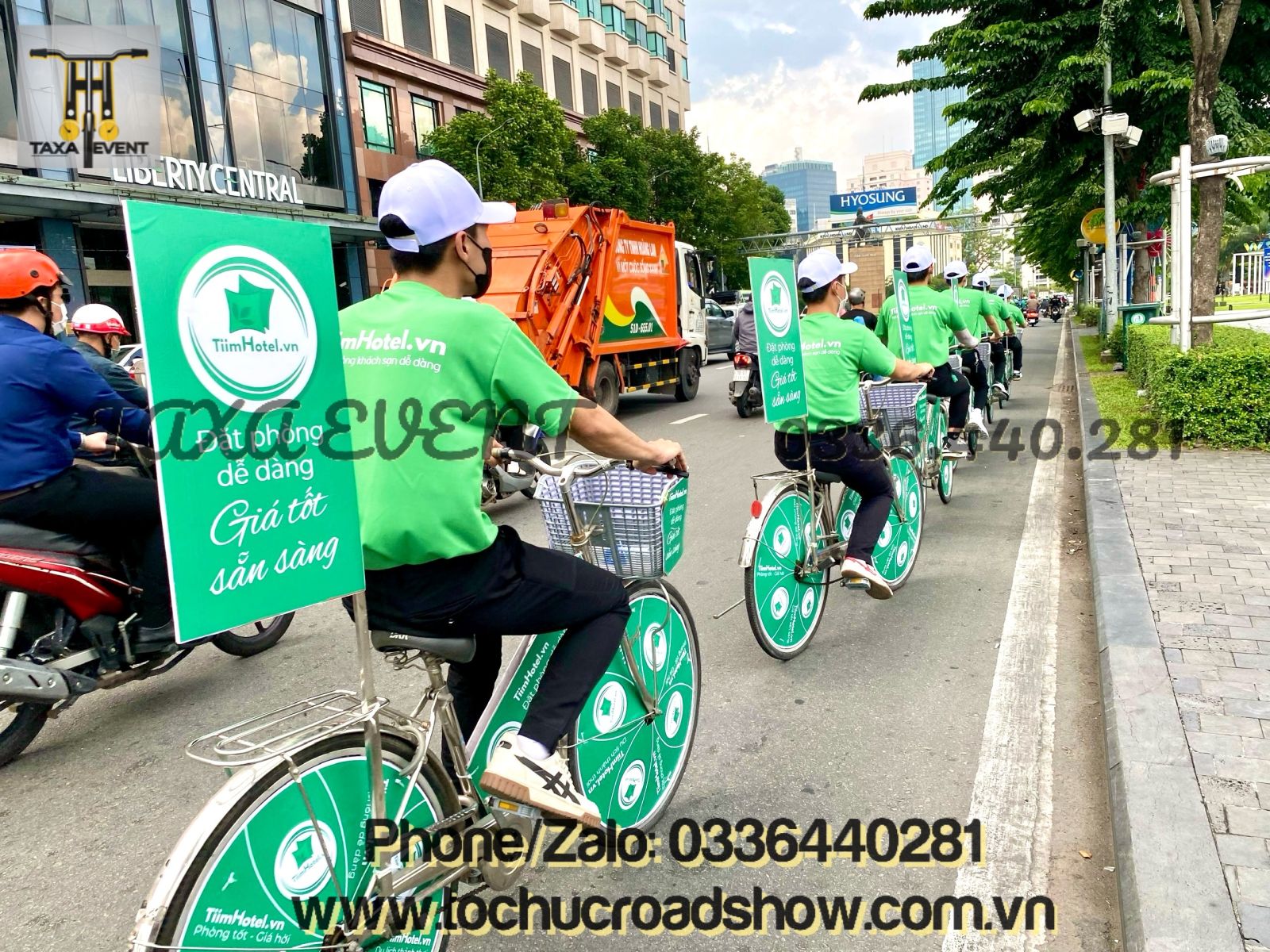 roadshow xe đạp Tiim Hotel