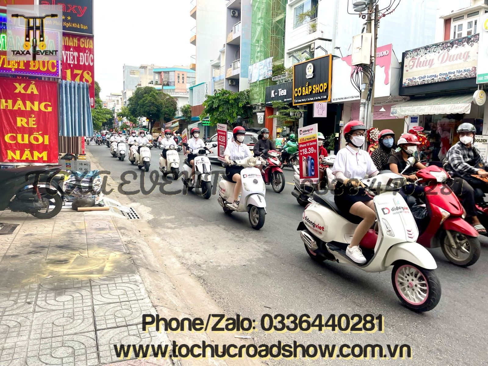 Roadshow xe máy Vespa 